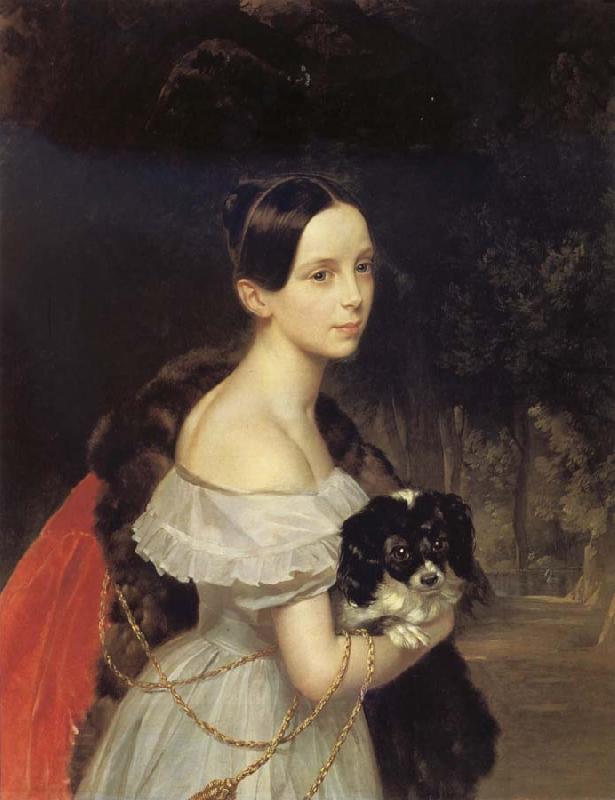 Karl Briullov Portrait of Ulyana Smirnova